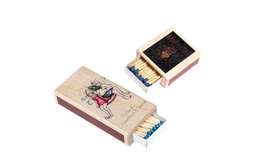 Matchboxes with own logo or picture